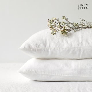 Len párnahuzat 80x80 cm White – Linen Tales