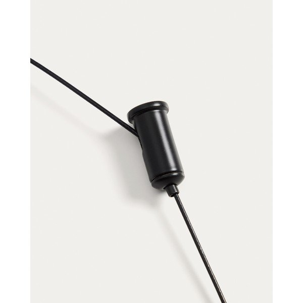 Fekete LED dimmelhető mennyezeti lámpa fém búrával ø 16 cm Porte – Kave Home-image-4