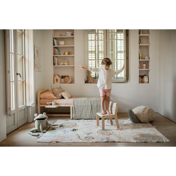 Világoszöld textil játéktároló kosár ø 23x35 cm Fred the Frog – Lorena Canals-image-3