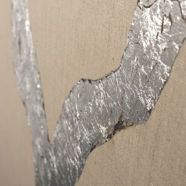 Kézzel festett kép 90x120 cm Wild Horizon Silver – Malerifabrikken-image-3