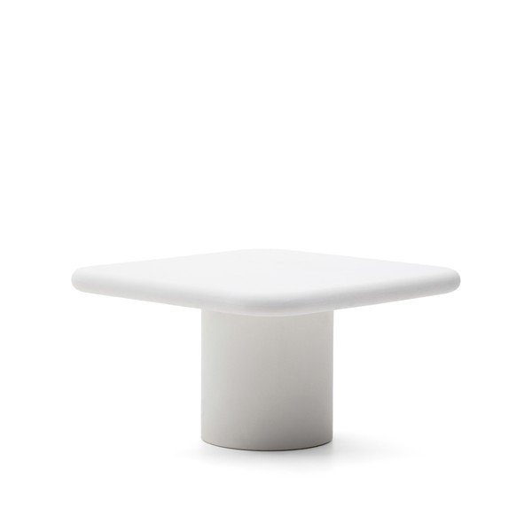 Beton kerti étkezőasztal 135x135 cm Addaia – Kave Home