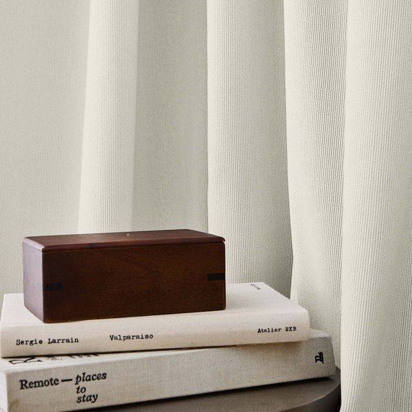 Bézs kordbársony termo függöny 140x260 cm Madison – douceur d'intérieur-image-4