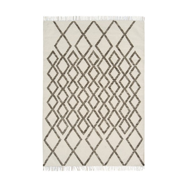 Hackney Diamond bézs-szürke szőnyeg, 160 x 230 cm - Asiatic Carpets