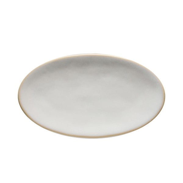 Roda fehér agyagkerámia tányér, 22 x 12,7 cm - Costa Nova
