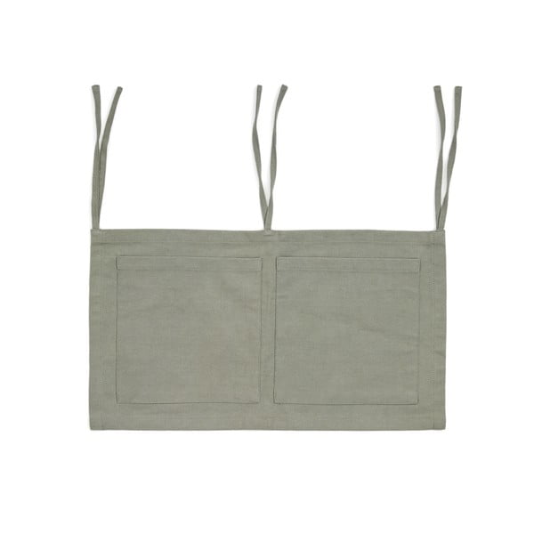 Zöld pamut zsebes tároló kiságyra 45 cm Laily – Kave Home