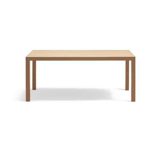 Étkezőasztal tölgyfa asztallappal 75x180 cm Alma – Teulat-image-2