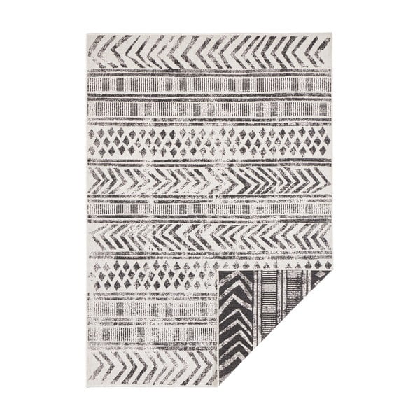 Biri fekete-krémszínű kültéri szőnyeg, 160 x 230 cm - NORTHRUGS