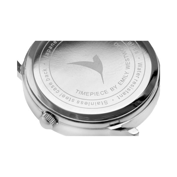 Bussiness női karóra szürke rozsdamentes szíjjal - Emily Westwood-image-3
