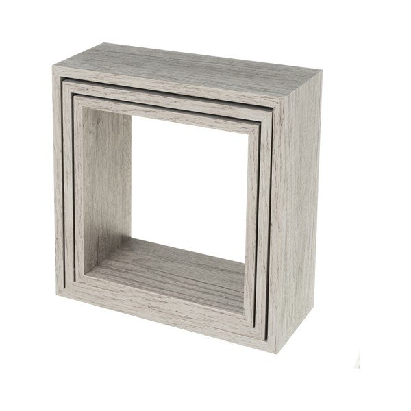 Szürke polc készlet 3 db-os – Casa Selección-image-1