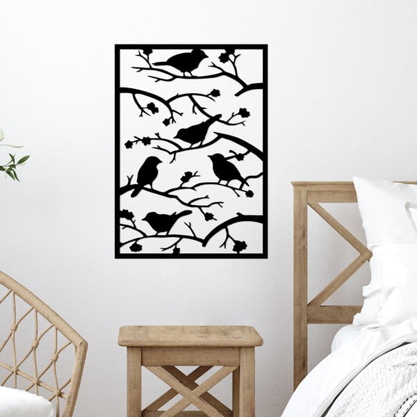 Fém fali dekoráció 47x66 cm Branch & Birds – Wallity-image-3