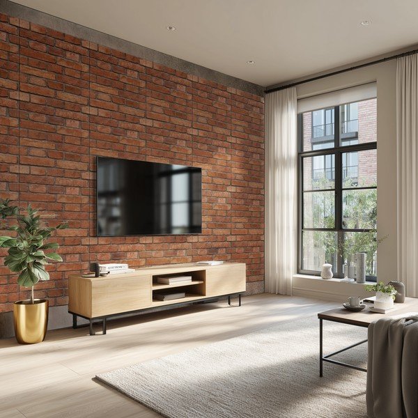 Textil akusztikus panel szett 2 db-os 60x60 cm Bricks – Styler-image-2