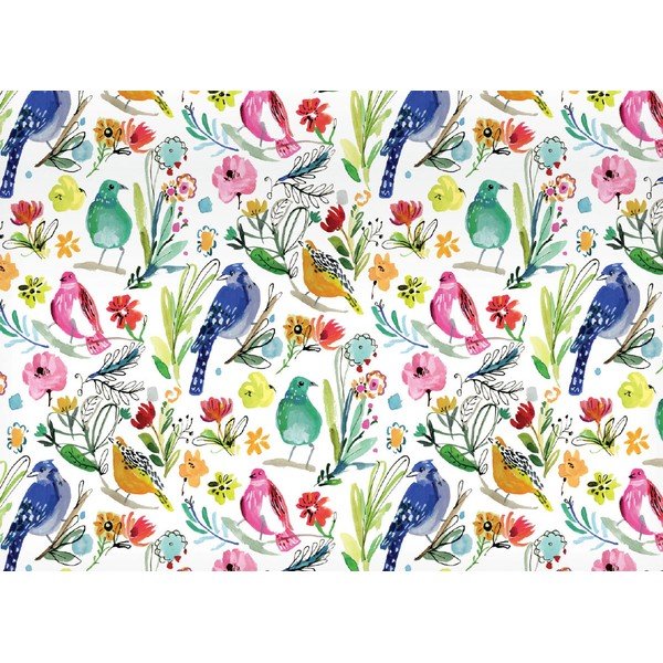 Csomagolópapír szett 5 db-os 69,5x48,5 cm Blue Bird Life – Roger la Borde-image-1
