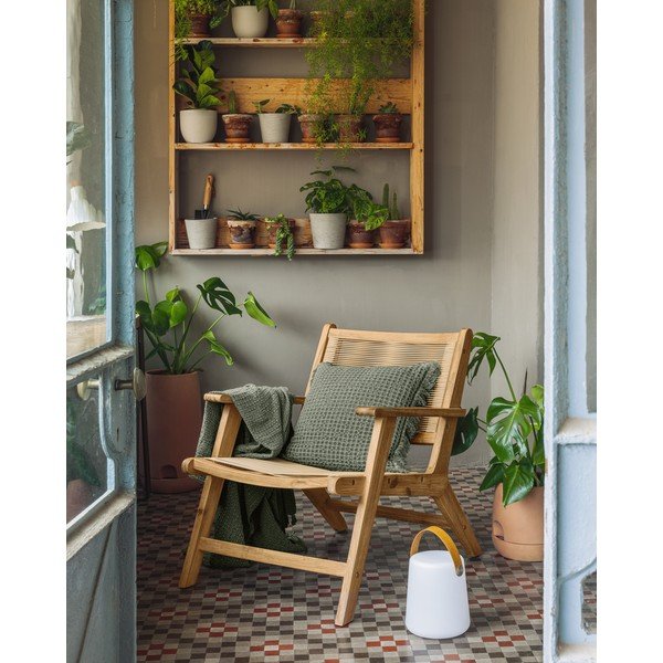 Geralda akácfa kerti fotel - Kave Home-image-1