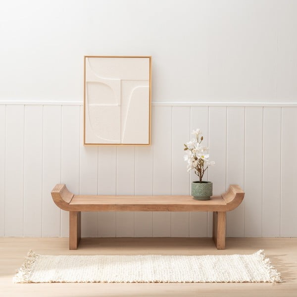 Krémszínű juta futószőnyeg 70x170 cm Altea – Ixia-image-1