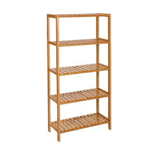 Bambusz polcos állvány, magasság 130 cm - Songmics