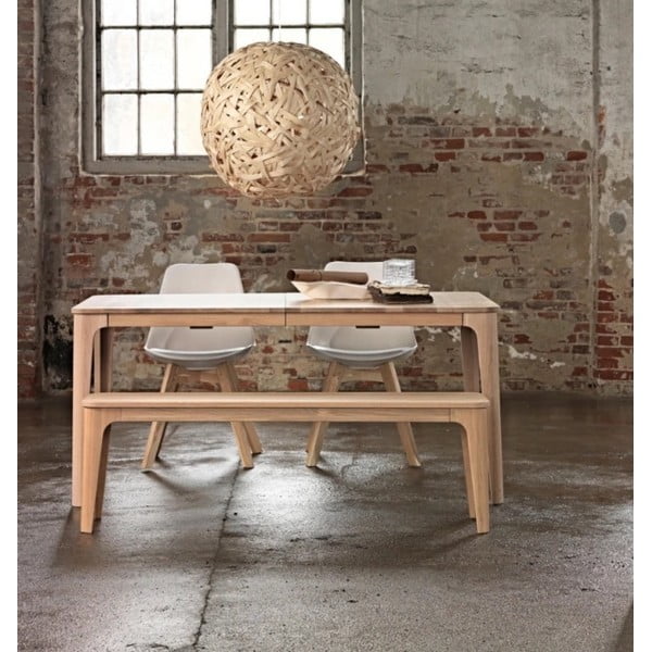 Amalfi fehér tölgyfa ülőpad - Unique Furniture-image-1