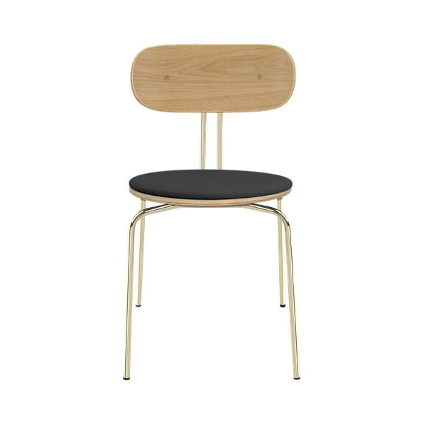 Antracitszürke-aranyszínű étkezőszék Curious – UMAGE-image-2