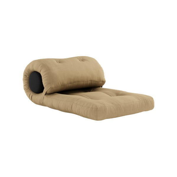 Mustársárga futon matrac 70x200 cm Wrap – Karup Design-image-1