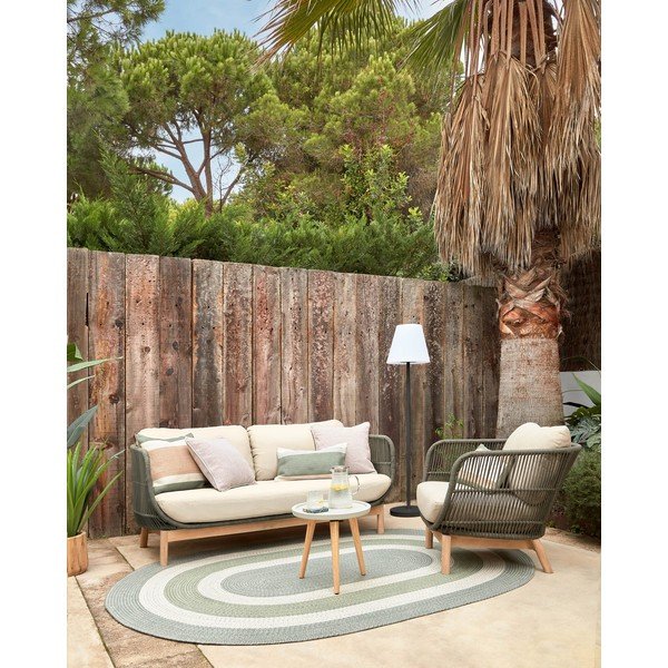 Catalina khaki kerti kanapé - Kave Home-image-1