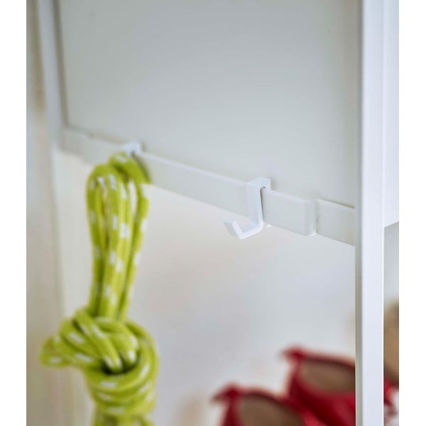 Fehér fém gyerek cipőtartó 74,5x74,5x22 cm Tower – YAMAZAKI-image-2