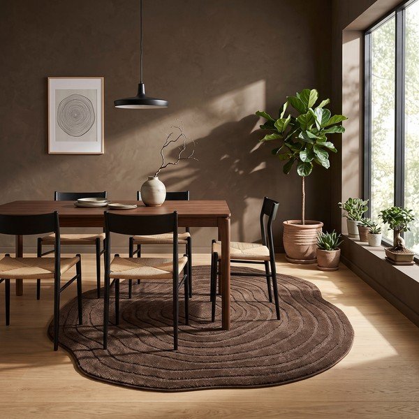 Barna szőnyeg 160x230 cm Pebble – ESTE-image-1