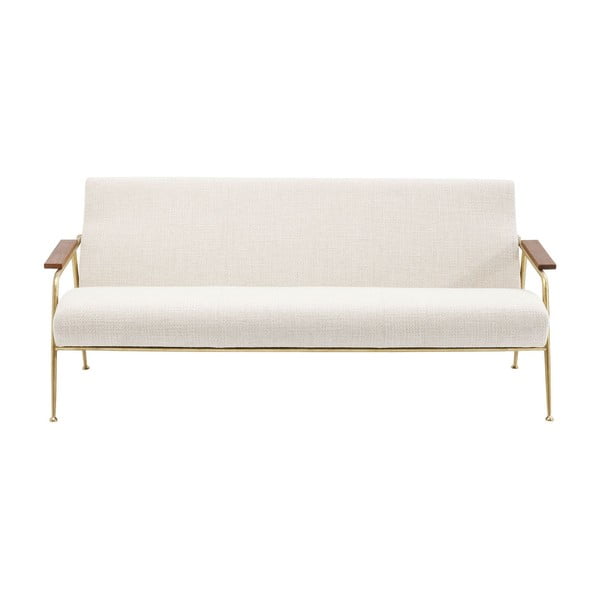 Topogan fehér háromszemélyes kanapé - Kare Design