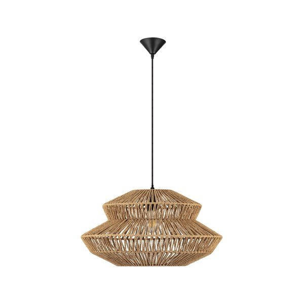 Natúr színű kötél függőlámpa ø 50 cm Nua – Nova Luce
