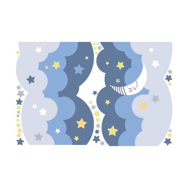 Scandinavian Clouds With Stars And Moon falmatrica - Ambiance-image-2