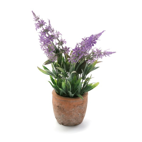 Lavender virágcserép műlevendulával - Versa