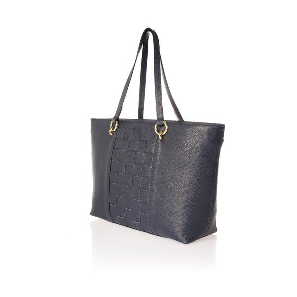 Elisa kék bőrtáska - Federica Bassi-image-2