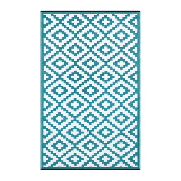 Classo kék-fehér, kül- és beltérre is alkalmas, kétoldalas szőnyeg, 150 x 240 cm - Green Decore