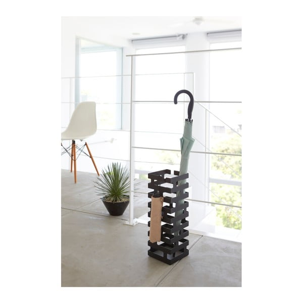 Brick fekete esernyőtartó - YAMAZAKI-image-2