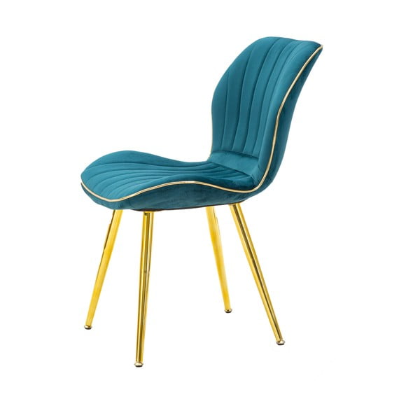 Paris 2 db-os türkiz párnázott étkezőszék szett - Mauro Ferretti-image-3