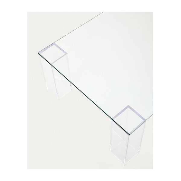 Üveg dohányzóasztal 60x140 cm Adularia – Kave Home-image-4