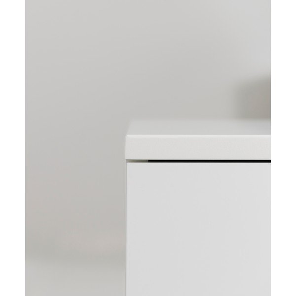 Birka fehér komód tölgyfa lábakkal, 176,5 x 78 cm - Tenzo-image-1