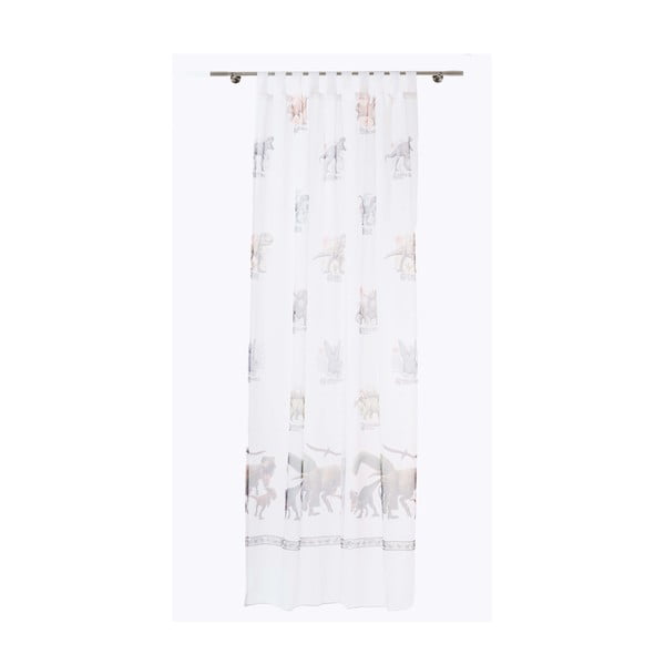 Átlátszó gyerek függöny 140x245 cm Jurassic - Mendola Fabrics-image-2