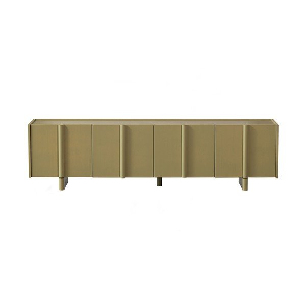 Khaki borovi fenyő TV-állvány 200x53x46 cm Basu – WOOOD