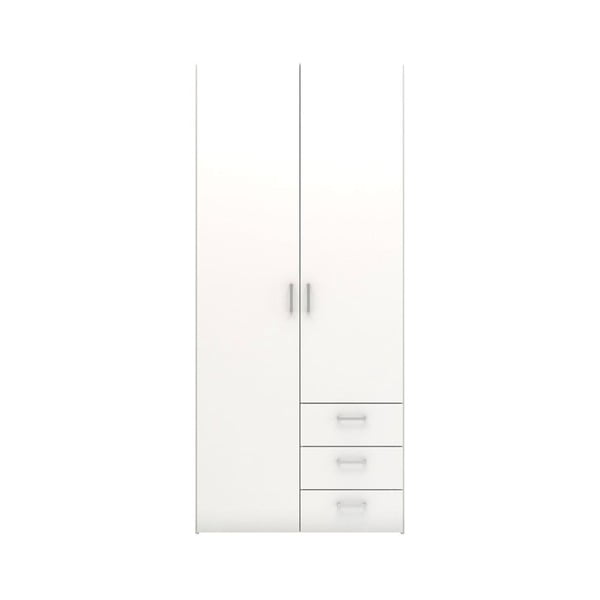 Home fehér ruhásszekrény, magasság 175,4 cm - Evergreen House