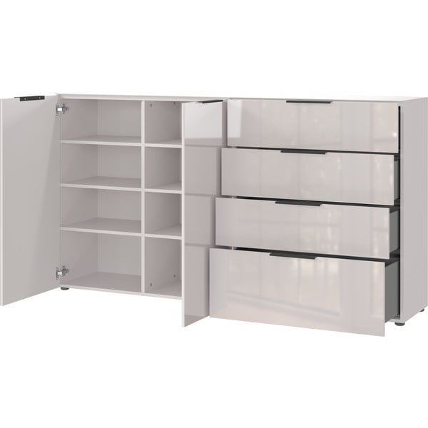 Krémszínű alacsony komód 184x102 cm Oakland – Germania-image-3