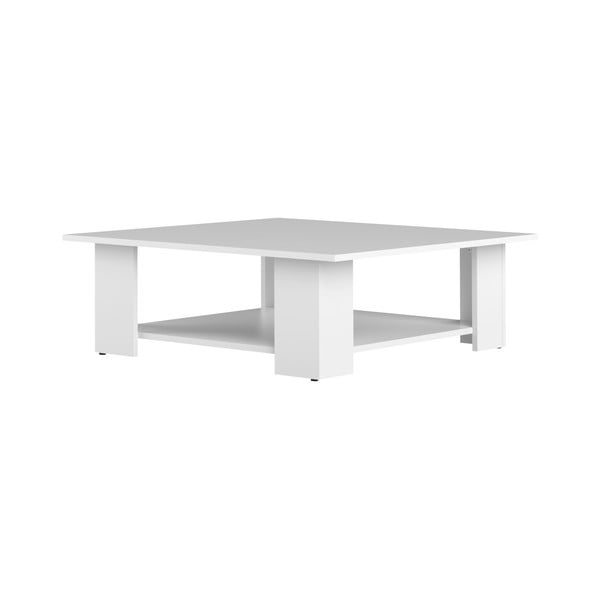 Square fehér konferencia asztal, 67 x 67 cm - Symbiosis