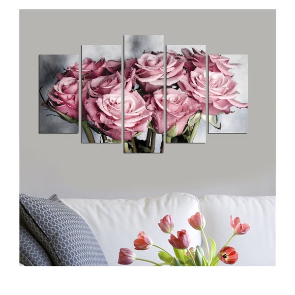 Bouquet többrészes kép, 110 x 60 cm-image-1