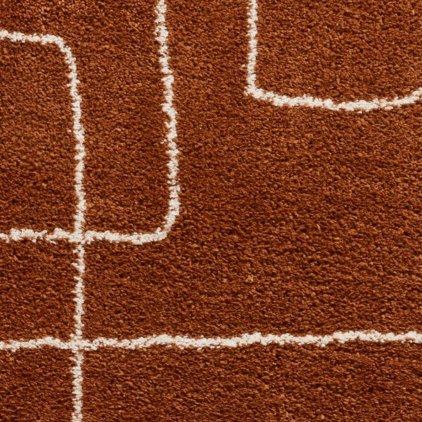 Boho terrakottapiros szőnyeg, 160 x 220 cm - Think Rugs-image-3