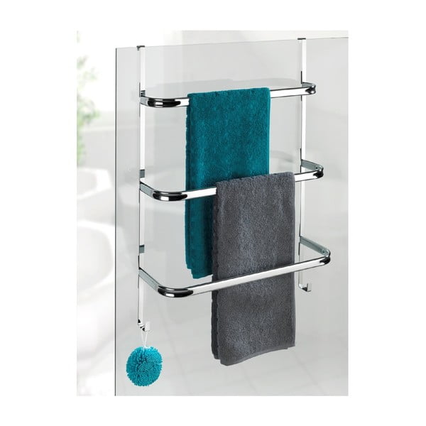 Towel Holder Chrome ezüstszínű fúrásmentes törölközőtartó, 21 x 54 cm - Wenko-image-3