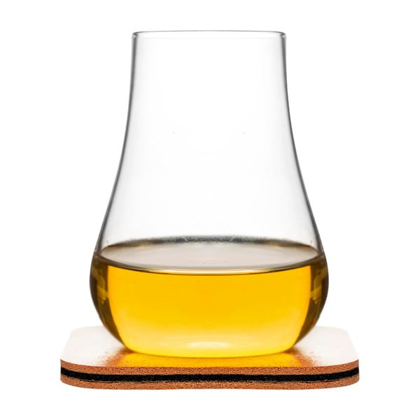 Whiskey Tasting Set pohár és poháralátét készlet, 150 ml - Sagaform