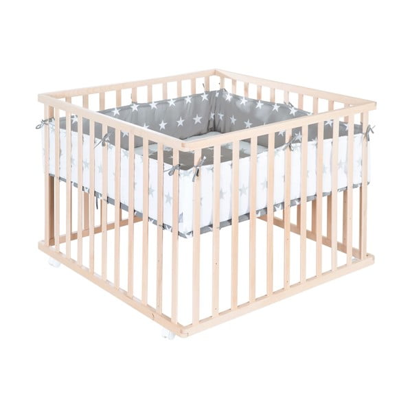 Natúr színű járóka 100x100 cm – Roba-image-2