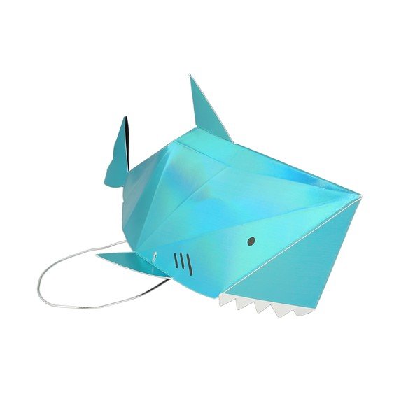 Papír sapka készlet 8 db-os Shark – Meri Meri-image-3