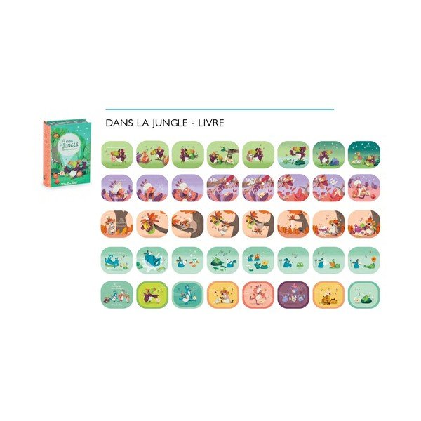 Jungle mesevetítő szett - Moulin Roty-image-1