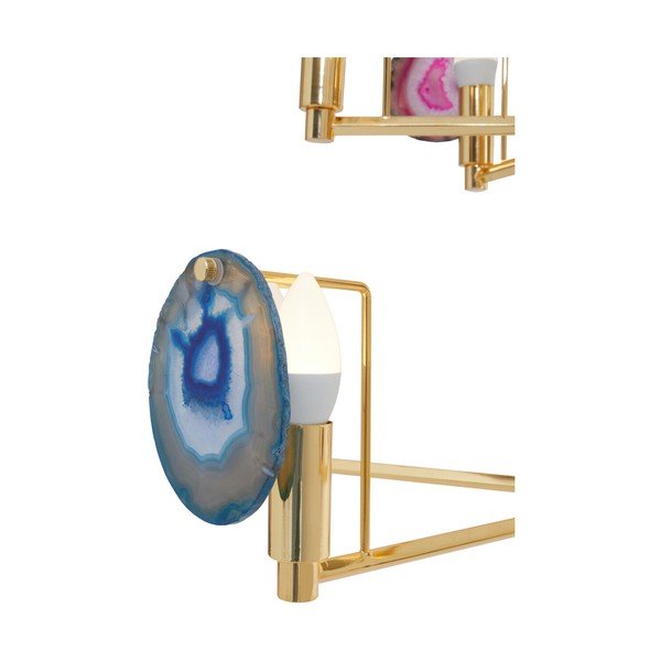 Aranyszínű fém függőlámpa Glamour – Premier Housewares-image-3
