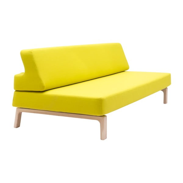 Lazy sárga kinyitható kanapé - Softline