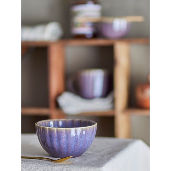 Sötétlila kőedény tálka 400 ml Latina – Bloomingville-image-1